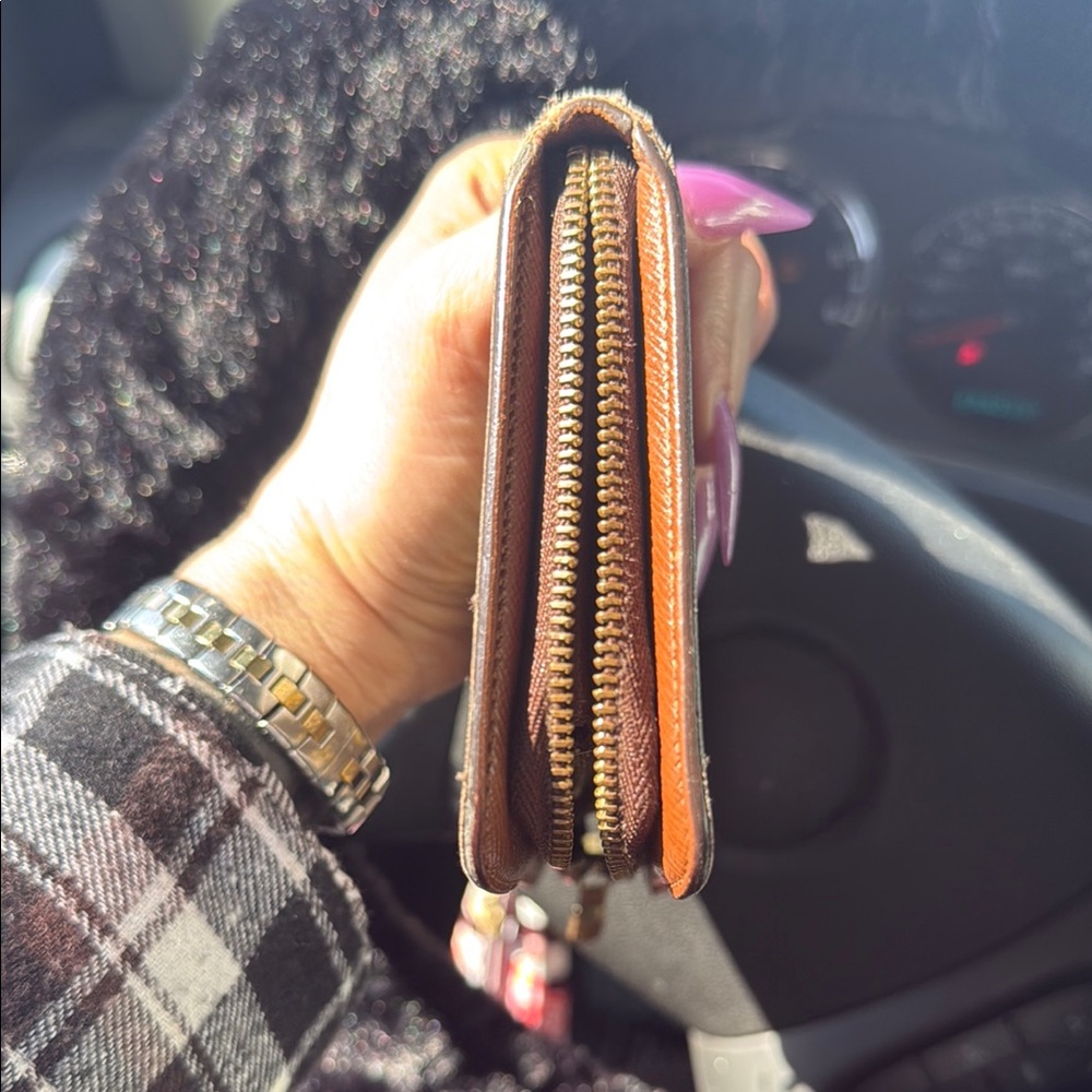 Louis Vuitton Brown Monogram Wallet - Picture 9 of 11